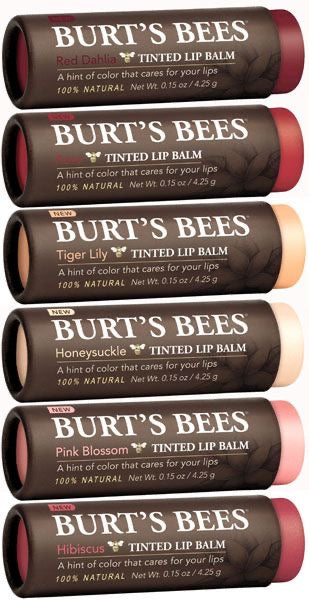 Burt’s Bees Tinted 6 Lip Balm Set